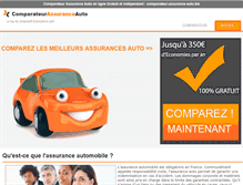 Tablet Screenshot of comparateur-assurance-auto.biz